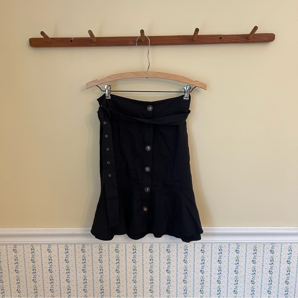 Nine West Belted Flaired Skirt